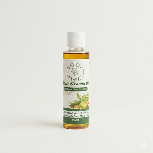 Herbal Heaven Organic Hair Growth Oil - 100% Natural & Chemical-Free (150ml)