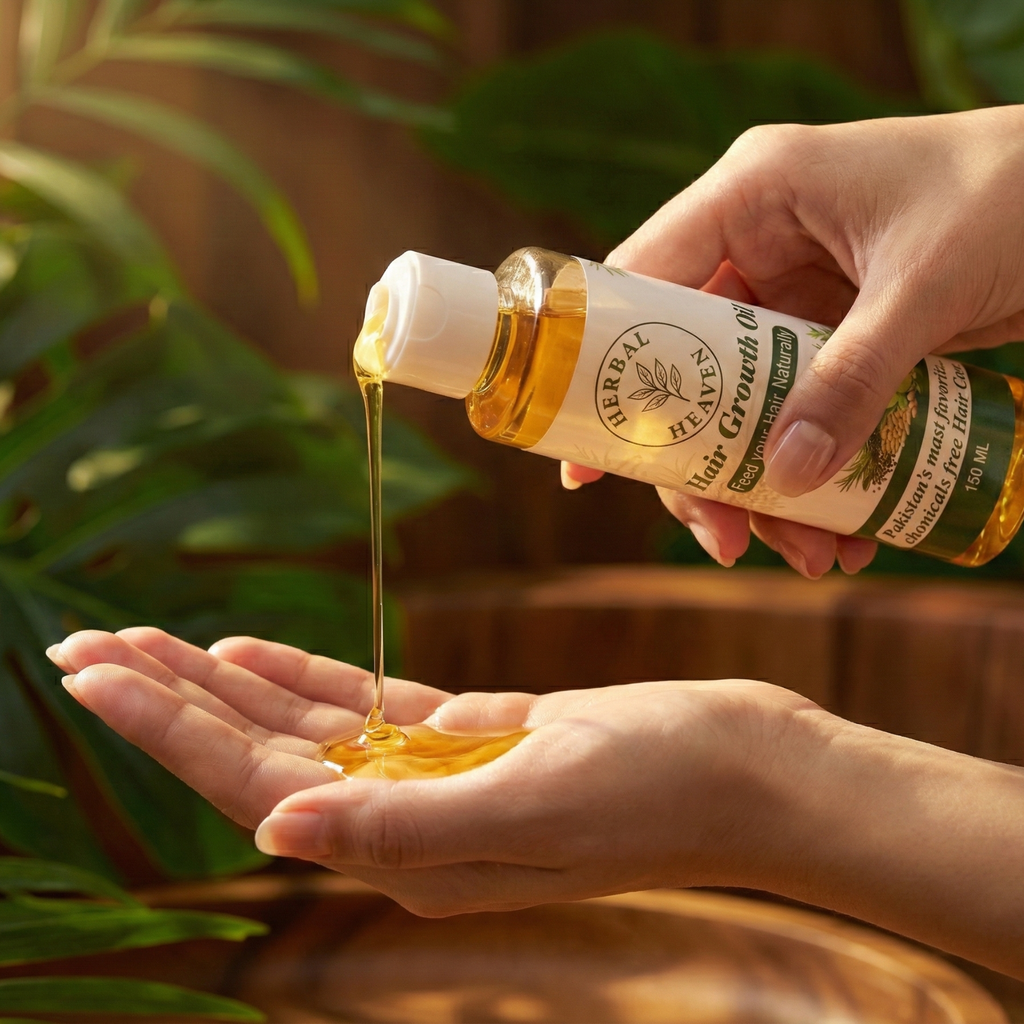 Herbal Heaven Organic Hair Growth Oil - 100% Natural & Chemical-Free (150ml)