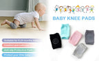 Premium Anti-Slip Baby Knee Pads for Crawling, Breathable & Adjustable (1 Pair)