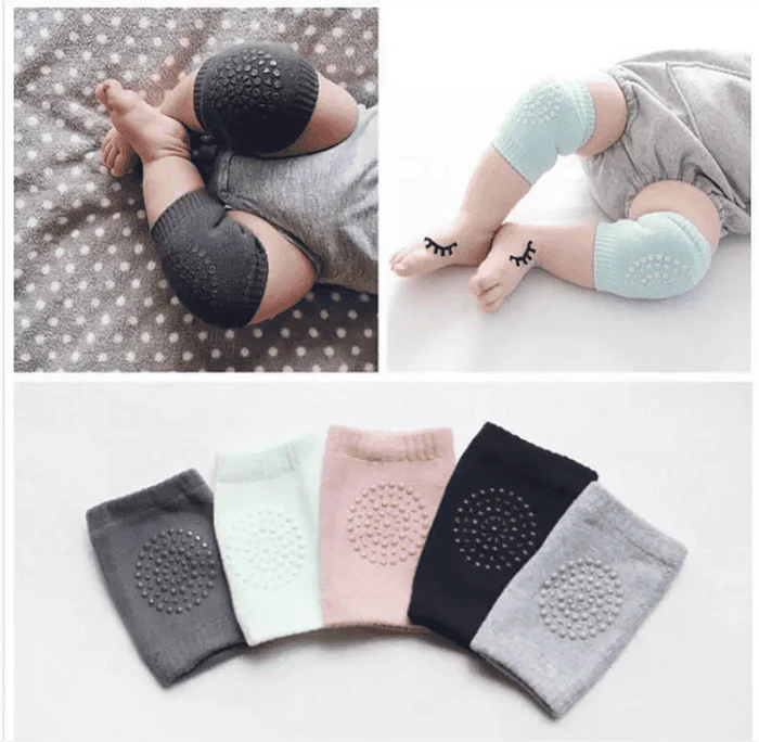 Premium Anti-Slip Baby Knee Pads for Crawling, Breathable & Adjustable (1 Pair)